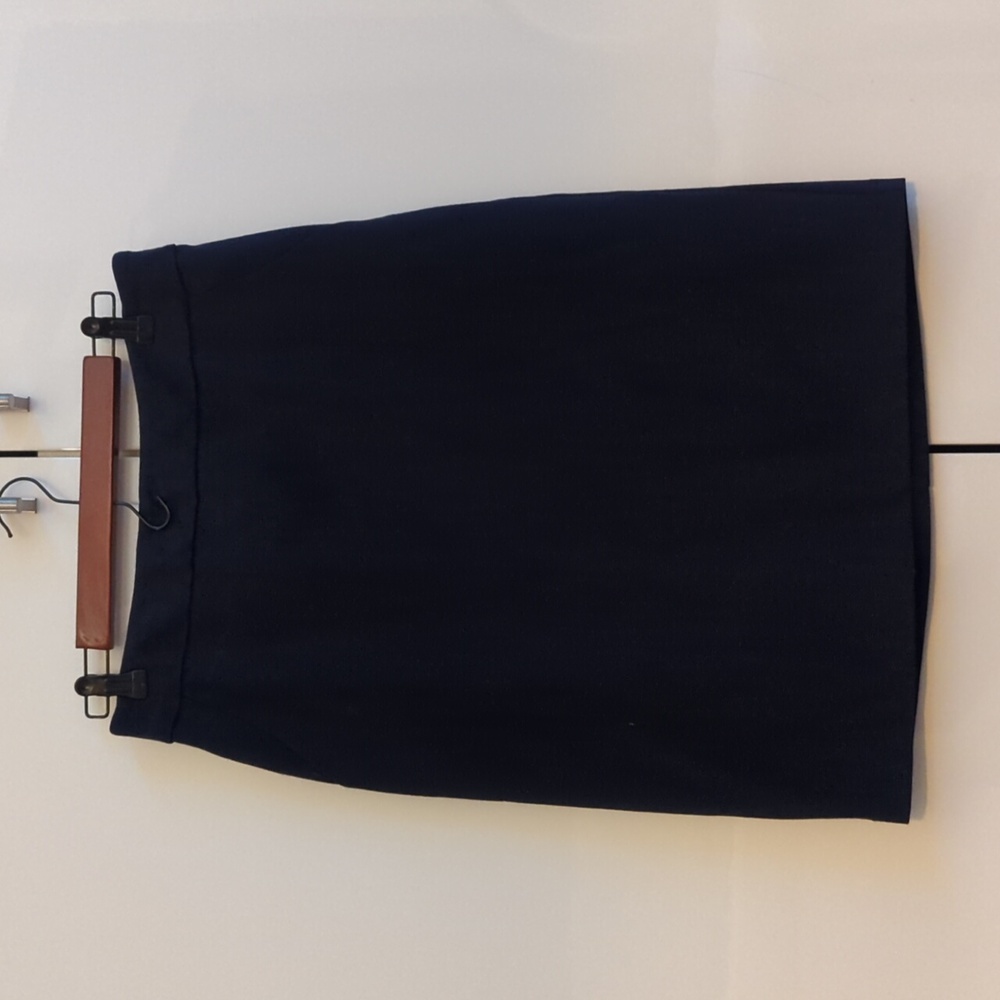 Linea by Louis Del'Olio Navy Ponte Knit Pencil Skirt
